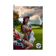 Cart Candy Golf Towel - Effortlessly Cool with Stormy Skies