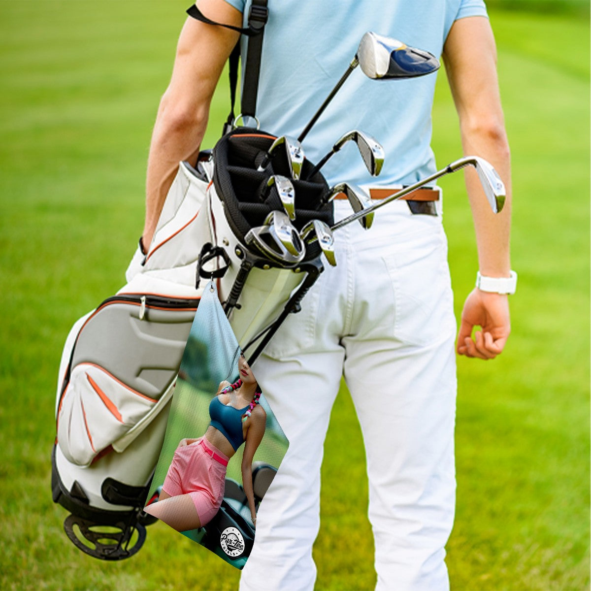 Cart Candy Golf Towel - Midday Casual on the Fairway