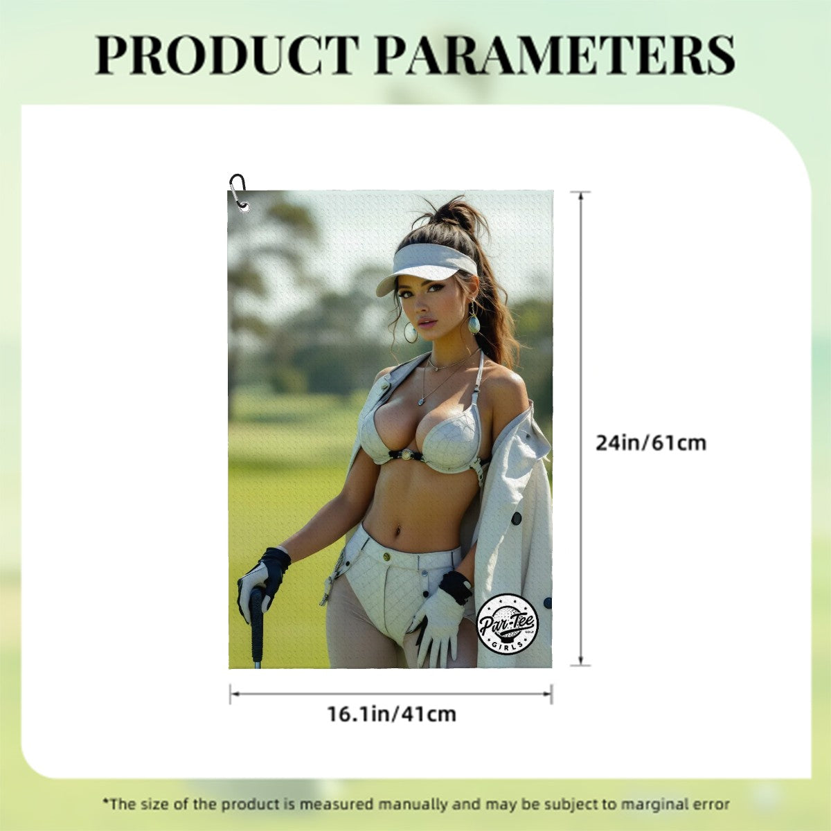 Fairway Fox Golf Towel - Elevated Elegance Under the Sun