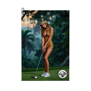 Tiger's Eye Golf Towel - Locked In and Unstoppable
