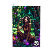 Tiger's Eye Golf Towel - Fierce and Fearless in Nature’s Glow