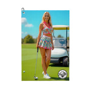 Cart Candy Golf Towel - Flirty and Fun Fairway Floral