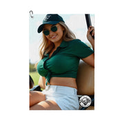 Cart Candy Golf Towel - Laidback in Emerald Green