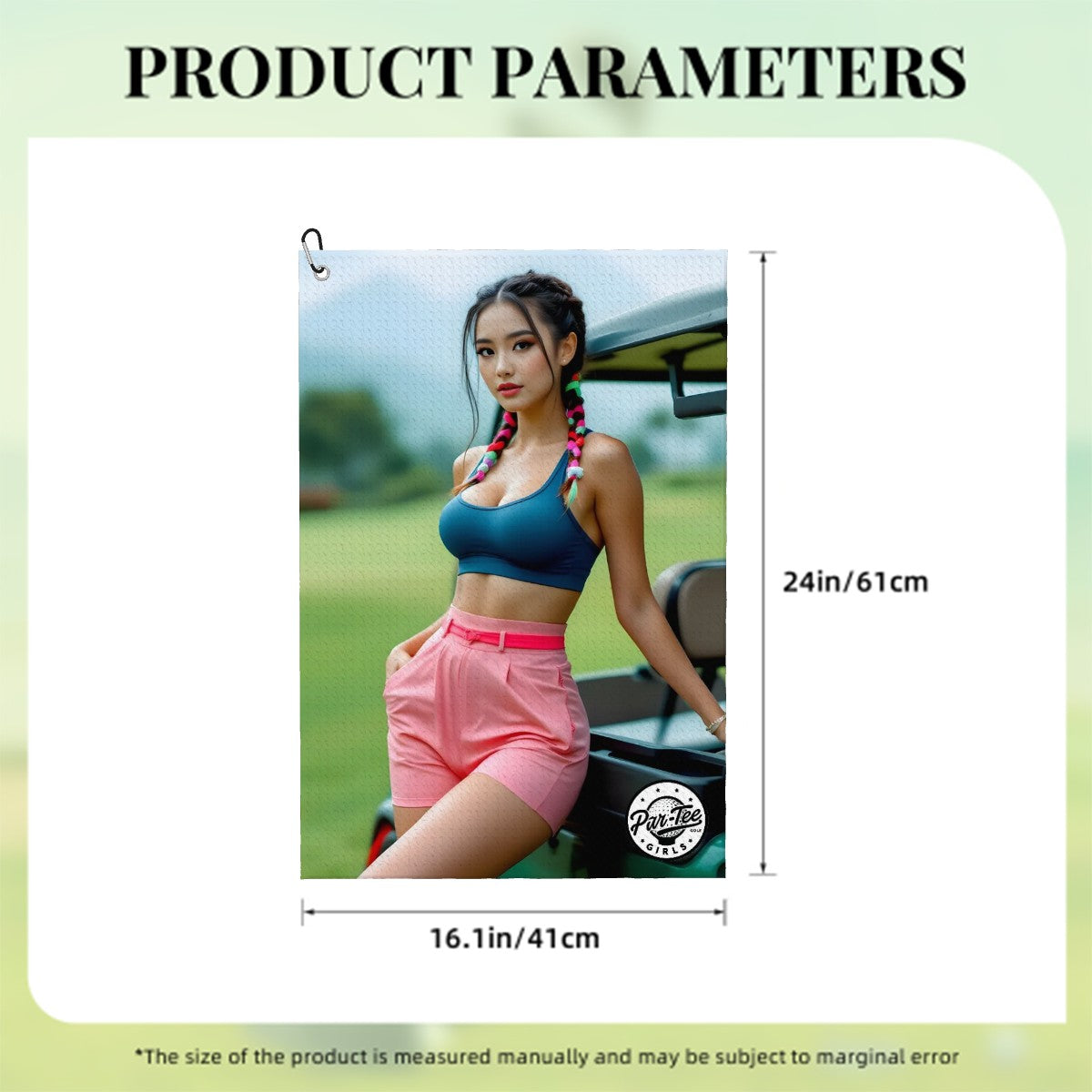 Cart Candy Golf Towel - Midday Casual on the Fairway