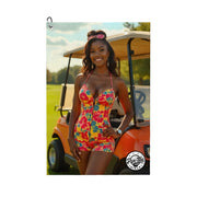 Cart Candy Golf Towel - Laid-Back Glam in Floral Romper