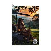 Tiger's Eye Golf Towel - The Huntress Awaits