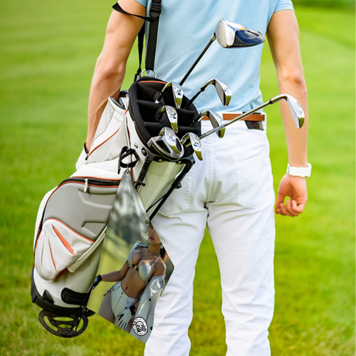 Fairway Fox Golf Towel - Elevated Elegance Under the Sun